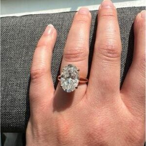 8ct. Moissanite engagement ring